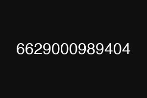 6629000989404