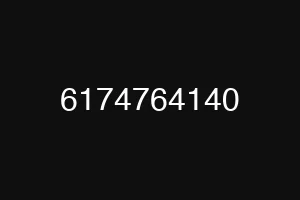 6174764140