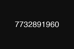 7732891960