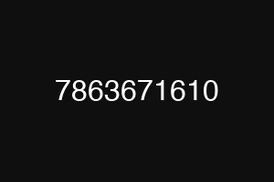 7863671610