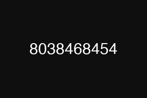 8038468454
