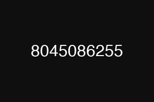 8045086255
