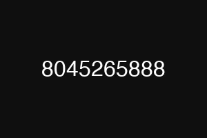 8045265888