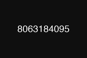 8063184095