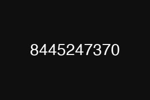 8445247370